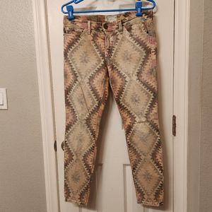 Current/elliot the stilleto desert Navajo jeans size 27